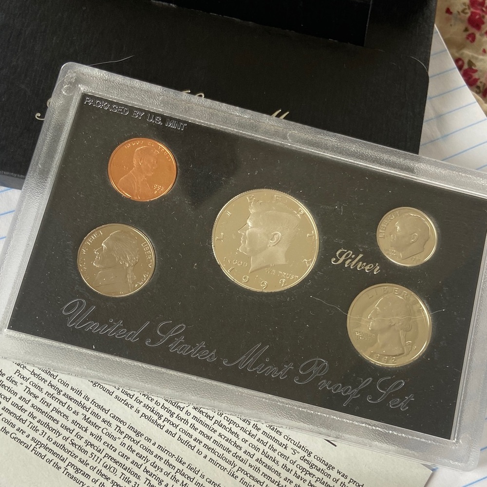 Two United States Mint Proof Sets from 1992 with COA and original packaging